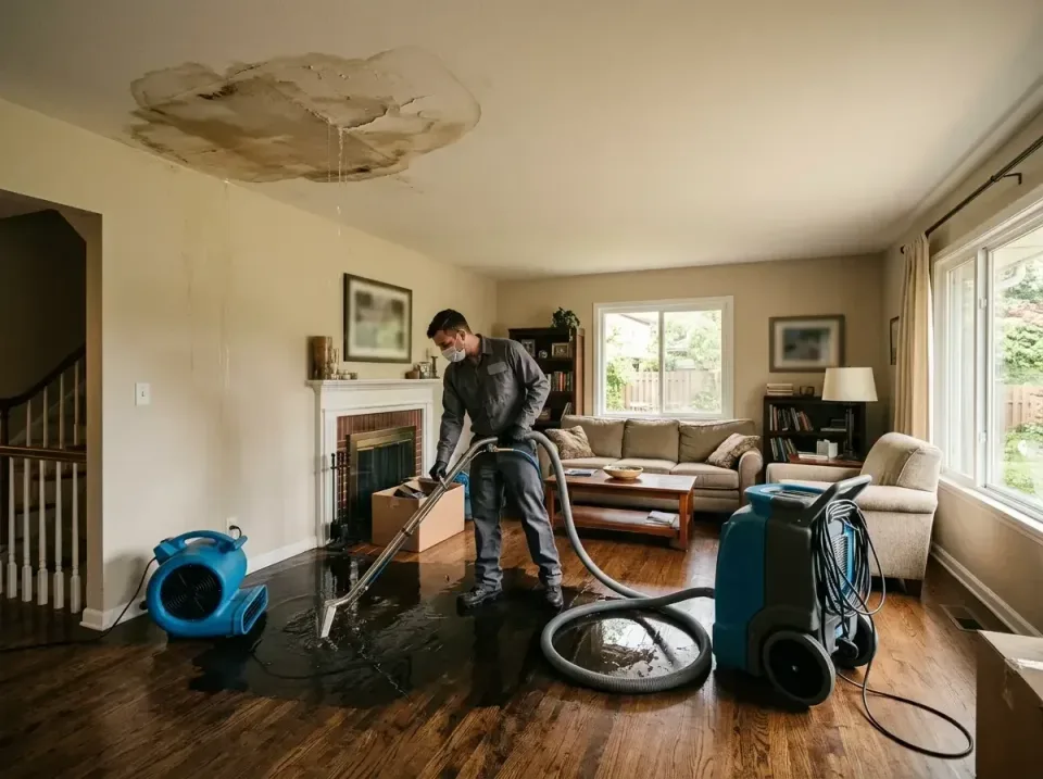 attic-pipe-burst-ceiling-drip-008 — frequently asked questions, Water Damage Restoration & Carpet Care in Shenandoah, IA